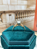 14K Yellow Gold 0.46 ct Solitaire Diamond Ring