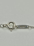 Tiffany & Co 925 Silver 1837 Three Interlocking Circles Pendant Chain - 16"