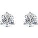 14K White Lab Grown 1.00ctw Diamond Studs