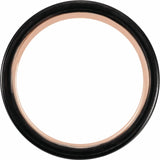 Black & 18K Rose Gold PVD Tungsten Band