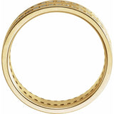 Double-Row Channel-Set Eternity Band