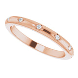 Diamond Eternity Band - Star Set Design