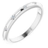 Diamond Eternity Band - Star Set Design