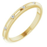 Diamond Eternity Band - Star Set Design