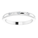 Diamond Eternity Band - Star Set Design