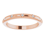 Diamond Eternity Band - Star Set Design