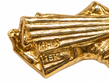 Vintage 18K Yellow Gold Highland Dancer Charm Estate Jewellery