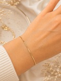 10K Yellow Gold Box Link Bracelet