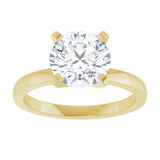 2.03 CT Lab Grown Diamond Solitaire Engagement Ring in 14K Yellow (F/VS1)