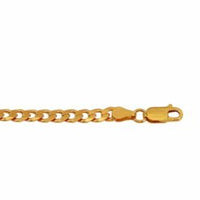 Sterling Silver Vermeil 4.5mm curb chain