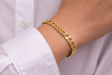 10K Yellow Gold Link Bracelet – 7.25”