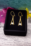 14K Yellow Gold Freshwater Pearl Drop Earrings