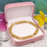 10K Yellow Gold Link Bracelet – 7.25”