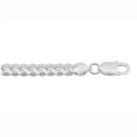 Sterling silver, 5.5mm Miami Cuban chain - 22"