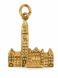 Vintage 10K Yellow Gold Toronto City Hall Souvenir Charm
