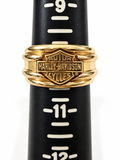 10K Yellow Gold Harley-Davidson Ring, Size 10 | Pre-Owned Estate Jewellery