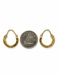 10K Yellow Gold Hoop Earrings