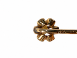 14K Yellow Gold Flower Stick Pin with Pearl