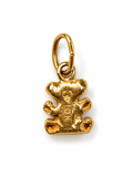 10K Yellow Gold Tiny Teddy Bear Charm
