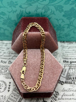 14K Rose Gold Link Bracelet - 7.25"