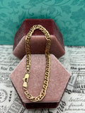 14K Rose Gold Link Bracelet - 7.25"