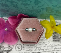 14K Rose Gold Freshwater Pearl Ring