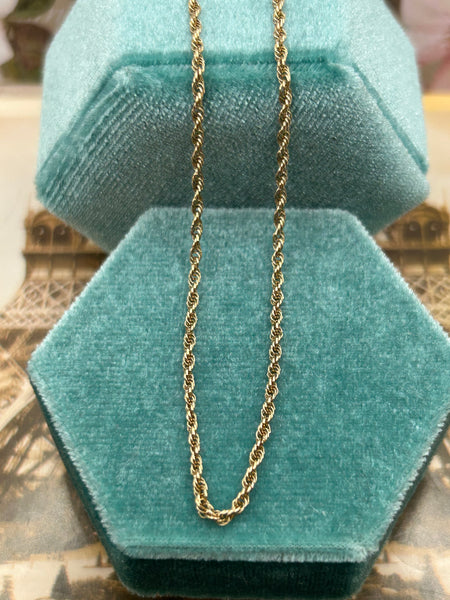 10K rope chain - 20"
