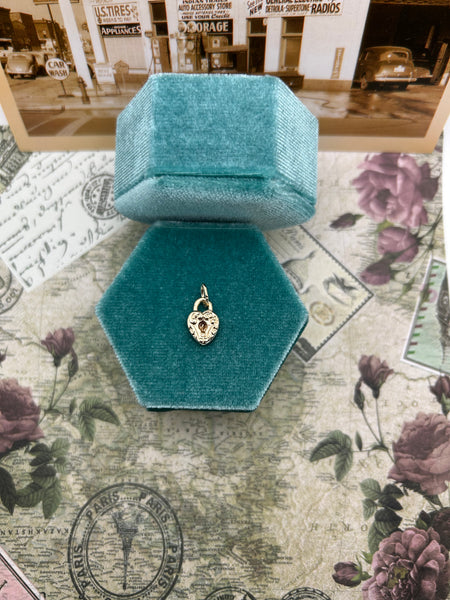 10K Heart Charm