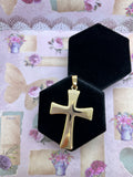 18K Yellow Gold Cross