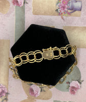 10K Yellow Gold Charm Bracelet - 7.5"