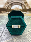 10K Rectangular Multi-Diamond Ring
