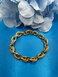 18K Yellow Gold Link Bracelet  - 8"