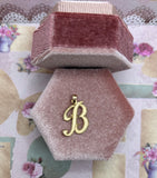 10K initial B pendant