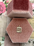 10K square initial B charm