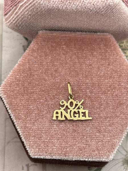 10K 90% Angel Charm