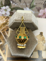 22K Moroccan Chandelier-Style Pendant