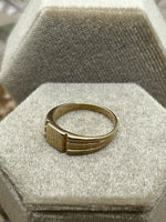 10K Yellow Gold Square Signet Ring