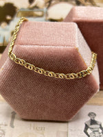 14k yellow gold bracelet - 7"