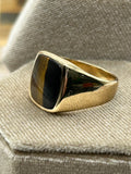 14K Tiger Eye Stone Ring