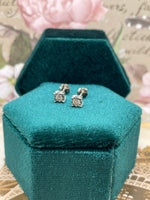 0.30 ctw diamond earrings with screwback post