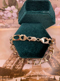 10K link bracelet - 8.5"