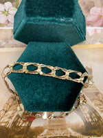 10K link bracelet - 8.5"