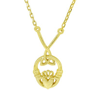 Sterling Silver Claddagh Neckace