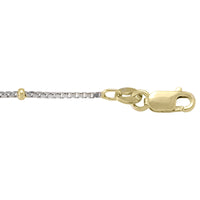 14k Two-Tone Station Chain - 18"