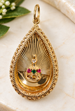 10K Yellow Gold Crown Sunburst Charm | Pre-Owned Estate Jewellery