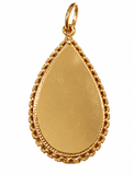 10K Yellow Gold Crown Sunburst Charm | Pre-Owned Estate Jewellery