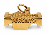 Vintage 10K Yellow Gold Toronto City Hall Souvenir Charm