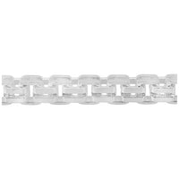 Sterling silver, 3mm , 4 sides diamond cut double links box chain -20"