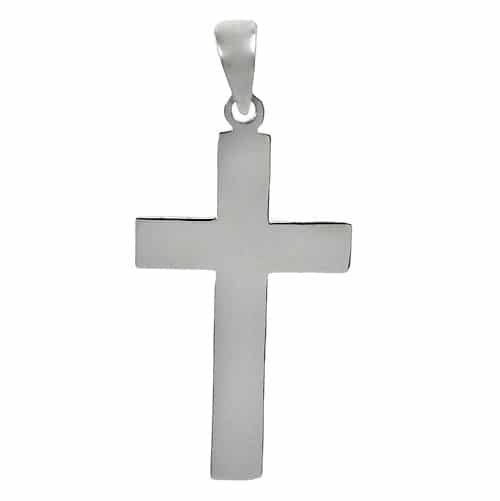 Sterling Silver Smooth Cross