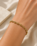 10K Yellow Gold Puffy Gucci Link Bracelet – 8”